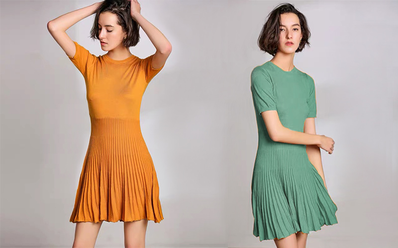 Váy len dáng xòe – lựa chọn cho sự duyên dáng