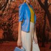 Áo blazer túi ốp Blue 1