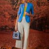Áo blazer túi ốp Blue 5