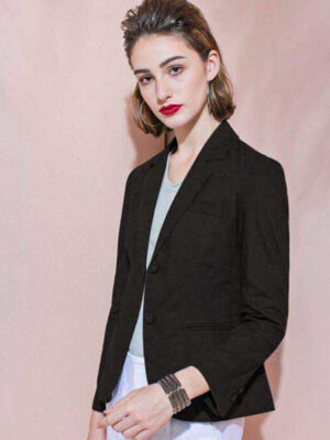 Áo blazer dài tay Black 1