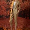 Áo blazer túi chéo 2 hàng cúc Beige 5