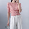 Áo cardigan len Pink 4