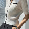 Áo cardigan len White 1