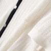 Áo cardigan len White 3