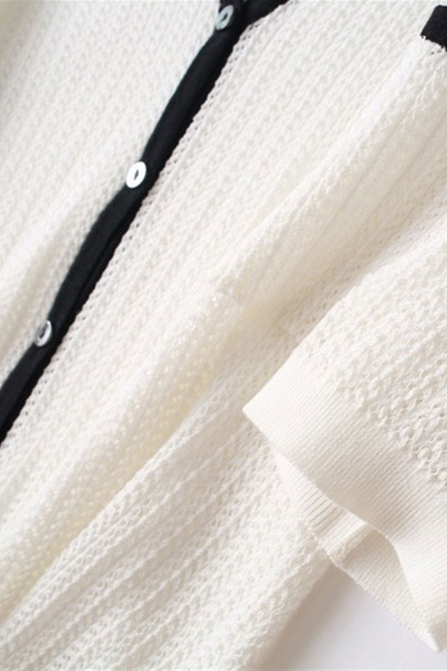 ZB290066WH.3 Áo cardigan len White 3