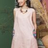 Váy đầm gile túi xoáy thổ cẩm Beige 3