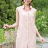 Váy đầm sơ mi gile Beige 8