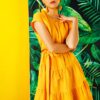 Váy đầm chân váy dúm tầng Yellow 7