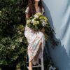 Váy đầm ren dáng mullet Beige Floarl 4