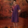 Váy đầm chun eo Purple 5
