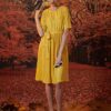 Váy đầm chun eo Yellow 2