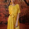 Váy đầm chun eo Yellow 5