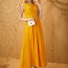 Váy đầm maxi ren Yellow 8