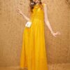 Váy đầm maxi ren Yellow 7