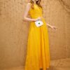 Váy đầm maxi ren Yellow 6