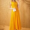 Váy đầm maxi ren Yellow 5