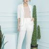 Quần ống côn White