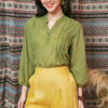 Quần xẻ gấu, cạp chun sau Yellow 1