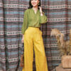 Quần xẻ gấu, cạp chun sau Yellow 2