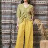 Quần xẻ gấu, cạp chun sau Yellow 6