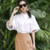 Quần ống xéo Beige 2