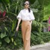Quần ống xéo Beige 3
