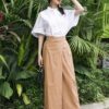 Quần ống xéo Beige 1