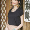 Áo thun croptop Black 2