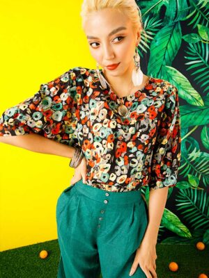 Áo cánh dơi tay phồng Multi 1