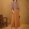 Áo cánh dơi tay phồng Orange Floral 4