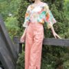Áo kiểu nữ đa sắc 1