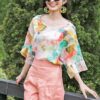 Áo kiểu nữ đa sắc 2