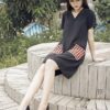 Váy đâm túi đan Black 2