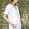 Váy đâm túi đan White 2