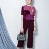 Quần nhung bộ áo phối 3 màu Ruby 2