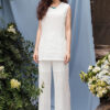 Quần suông ống rộng White 2