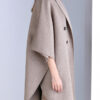 Áo khoác dạ choàng tay liền Beige 2