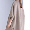 Áo khoác dạ choàng tay liền Beige 3