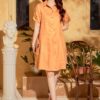 Váy đầm cổ đức dáng A Orange 2