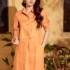 Váy đầm cổ đức dáng A Orange 1