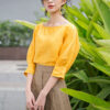Áo nữ mí tay áo Yellow 1