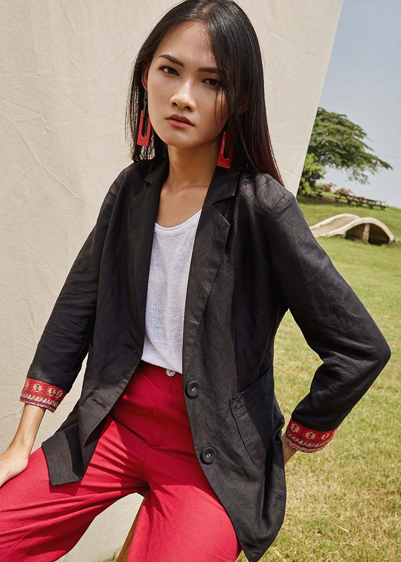 Blazer linen phá cách cực cuốn hút 