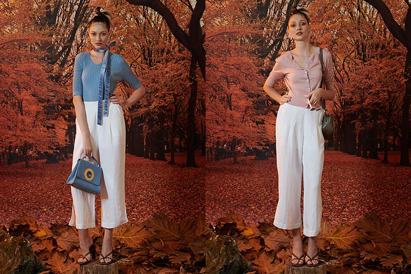 Một chút dịu dàng và ấm áp khi mix áo len cùng quần culottes