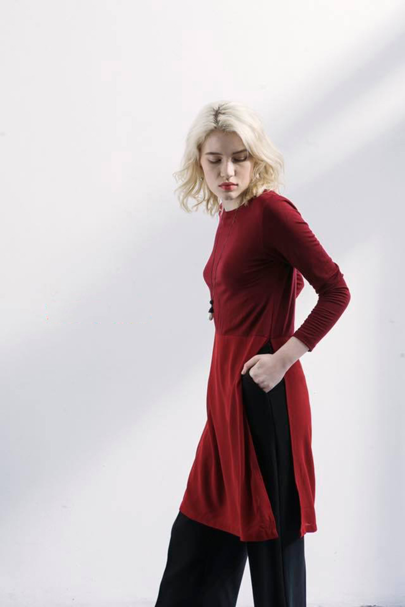 Hơi thở mùa xuân tươi mới với set đồ áo dài cách tân và quần culottes