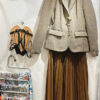 Áo blazer dài tay Brown Stripe 1