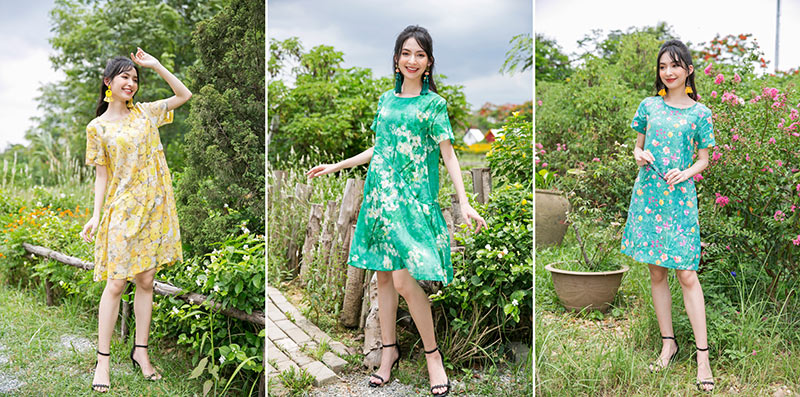 Các nàng trẻ trung, hiện đại trong các thiết kế váy đầm của ZOFAL với hoạ tiết Floral cùng gam màu tươi sáng