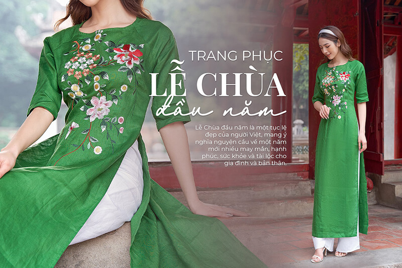 Lựa chọn trang phục đi lễ chùa đầu năm tinh tế