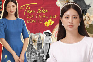 Những ngày đầu năm là thời điểm để các cô nàng lựa chọn những set trang phục đón Tết ấn tượng