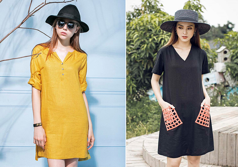 Những mẫu váy cổ chữ V tại ZOFAL được rất nhiều cô nàng lựa chọn