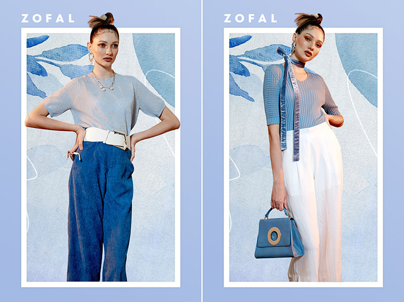 Những mẫu trang phục tone màu classic blue được rất nhiều cô nàng yêu thích